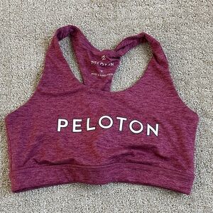 Peloton Women's Heathered Magenta Sports Bra